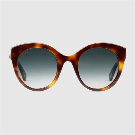 gucci cat eye acetate sunglasses with metal bridge|designer oversized cat eye sunglasses.